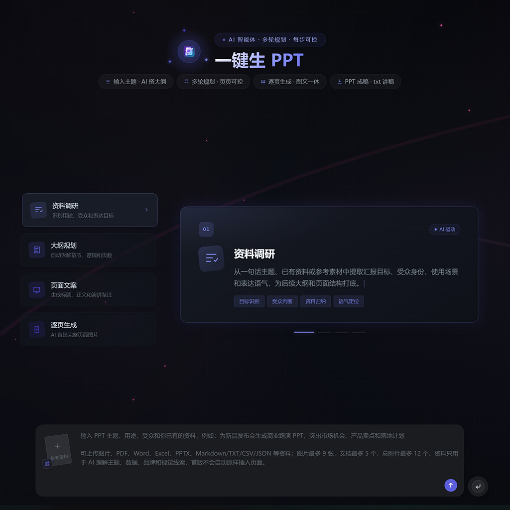 菁选灵创一键生成商务PPT演示